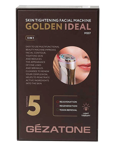 Ультразвуковой массажер для омоложения кожи лица с 5 функциями m357 Gezatone 4